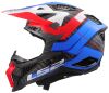 LS2 MX703 X-FORCE-06 CARBON-6K GALUO off-road helma bílá/červená/modrá vel.M